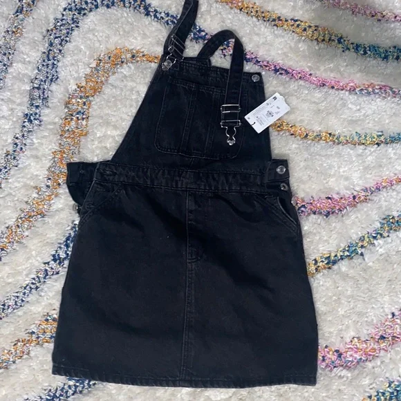Other Black Denim Overall Dress Poshmark